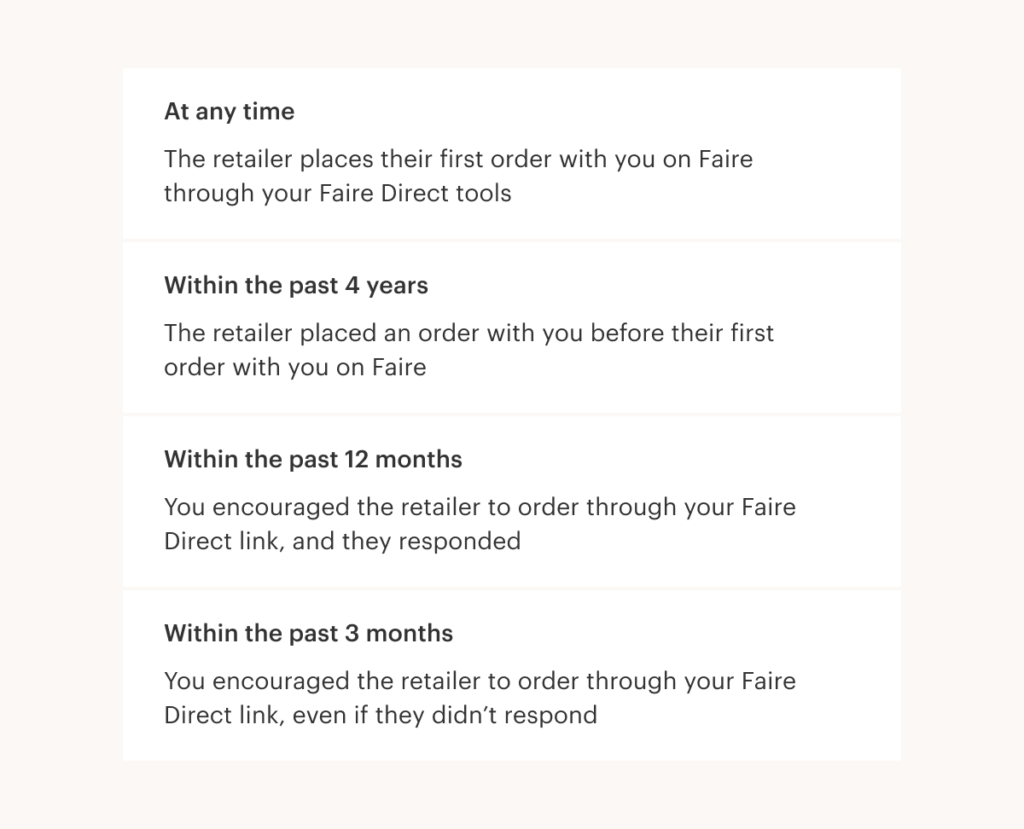Updates to our Faire Direct policy increased clarity and new tools for